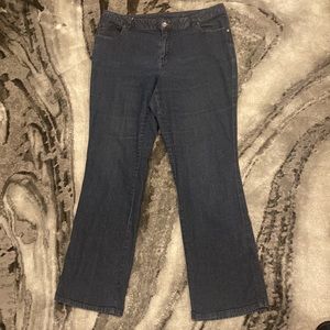 Avenue boot cut light weight Denim blue Jeans Size 18 tall